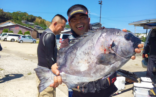 夏磯、底物釣果（7月14日）