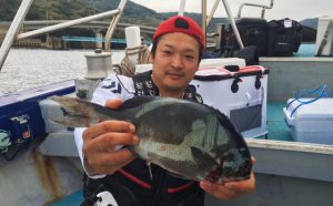 石鯛とクロの釣果（12月20日）