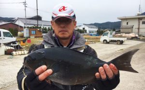 良型クロ釣果（3月18日）