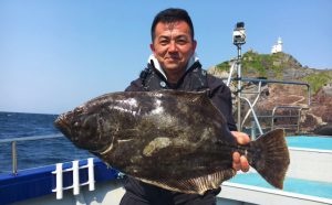 巨大ヒラメ・底物釣果（4月23日）