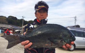 渋いアタリの寒グロ釣果（2月18日）