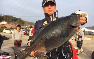 今からが本番、クロ釣果（2月24日）