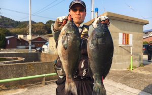 春磯、クロ釣果（3月24日）