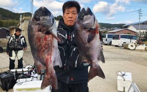 クロ釣りシーズン終盤、春磯釣果