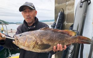 梅雨グロ+底物釣果