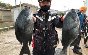 秋磯、本格始動！良型クロ釣果