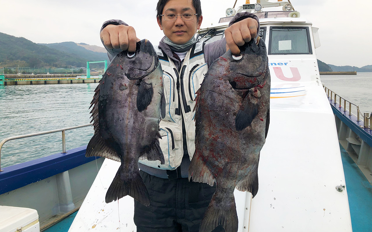 底物イシダイ好釣果